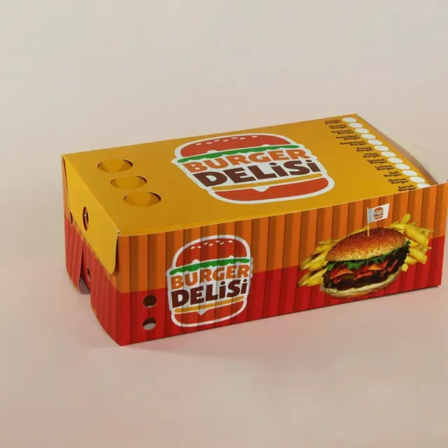 19 x 11 x 7 cm Hamburger Box