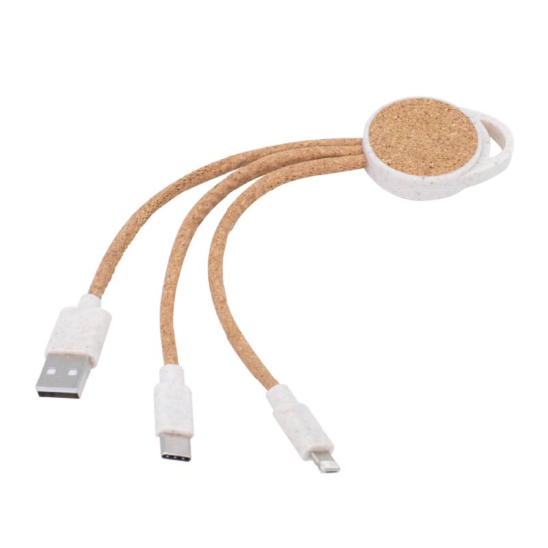 2 Piece Cork Charging Cable