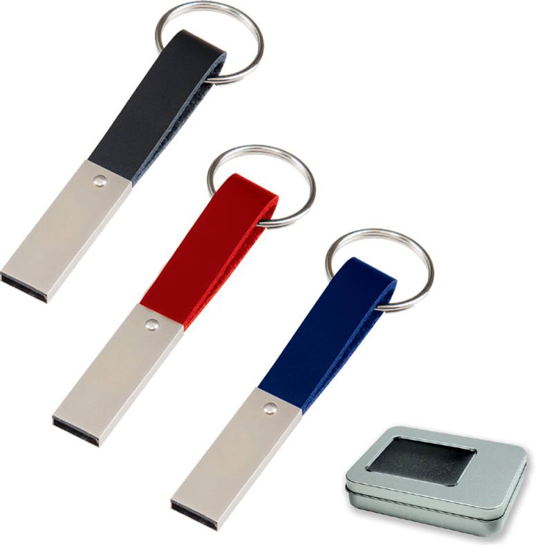 8 GB Metal USB Memory Keychain