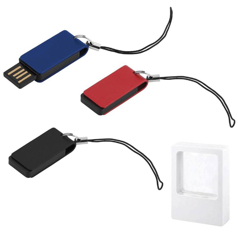 8 GB Rotary Mechanism Aluminum USB Memory