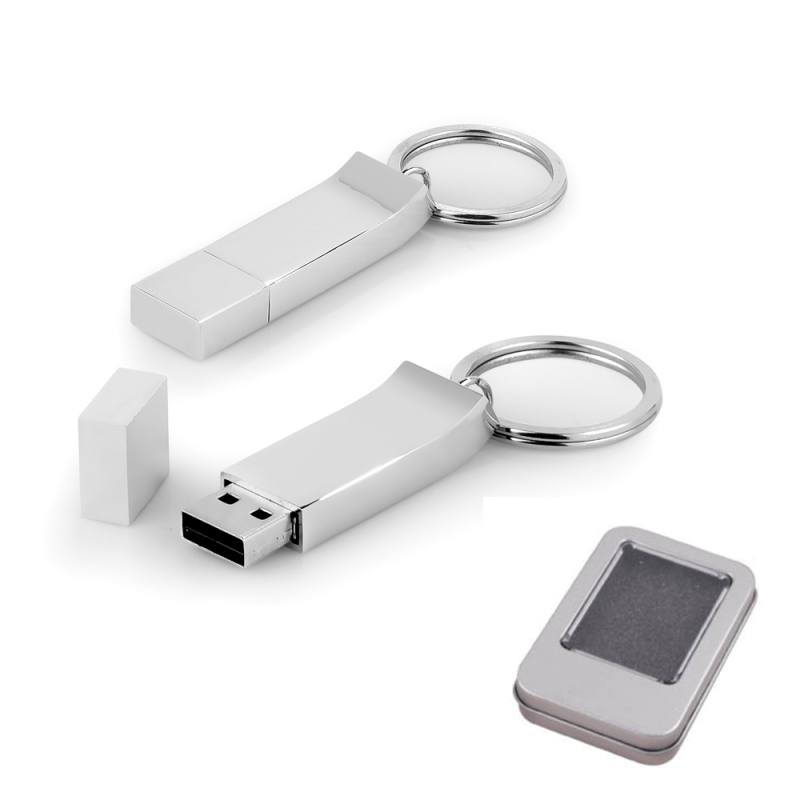8GB Metal Keychain USB Memory Stick