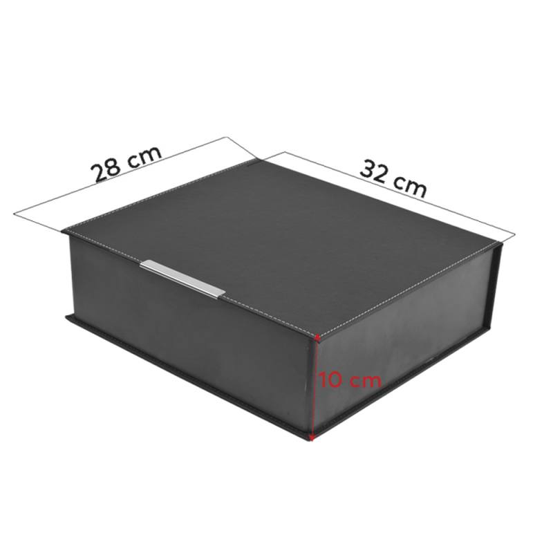 Artificial Leather (Plastic Case) Set Box (32x28,5x10 cm)