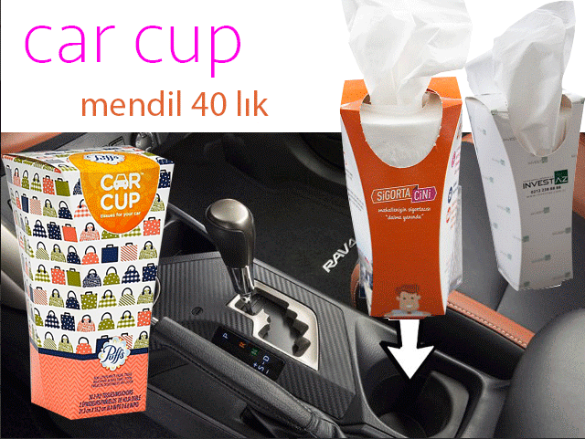 Car Cup Holder Box Wipes 40 Sheets