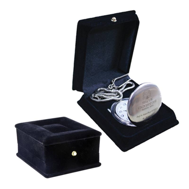 Luxury Velvet Pocket Watch Box