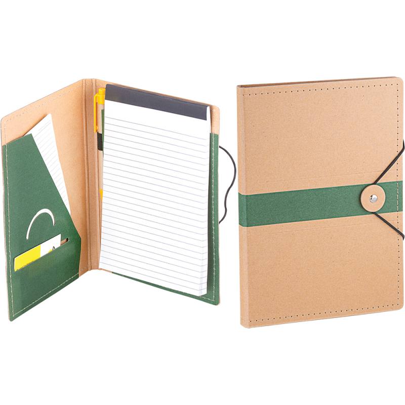Recycled Rubber Meeting Notepad