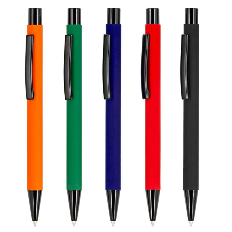 Rubber Body Metal Ballpoint Pen