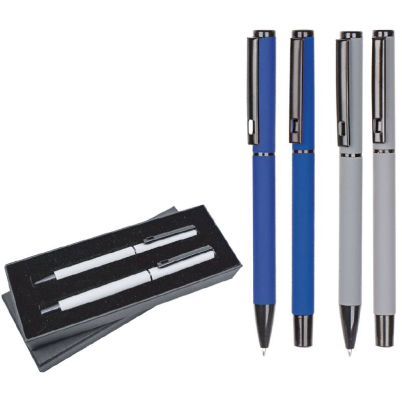 Rubber Roller and Ballpoint Pen Set