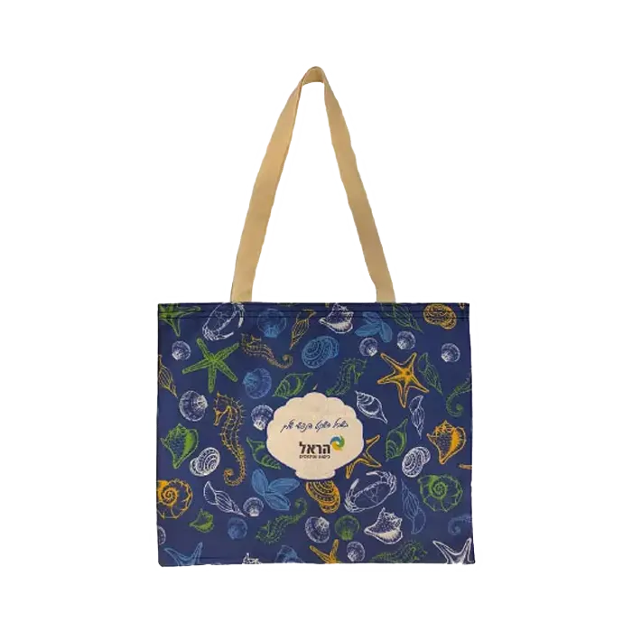 Soft Touch Color Printed Raw Cloth Bag (35x45 cm)