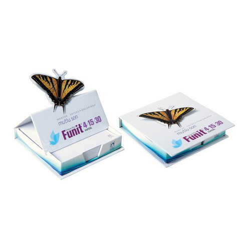 Special Shaped Cut Cover Cube Notepad