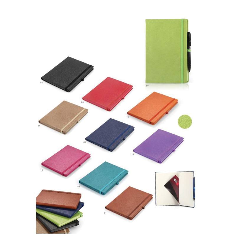 Thermo Leather Cover Notebook ( 14 x 22 cm )