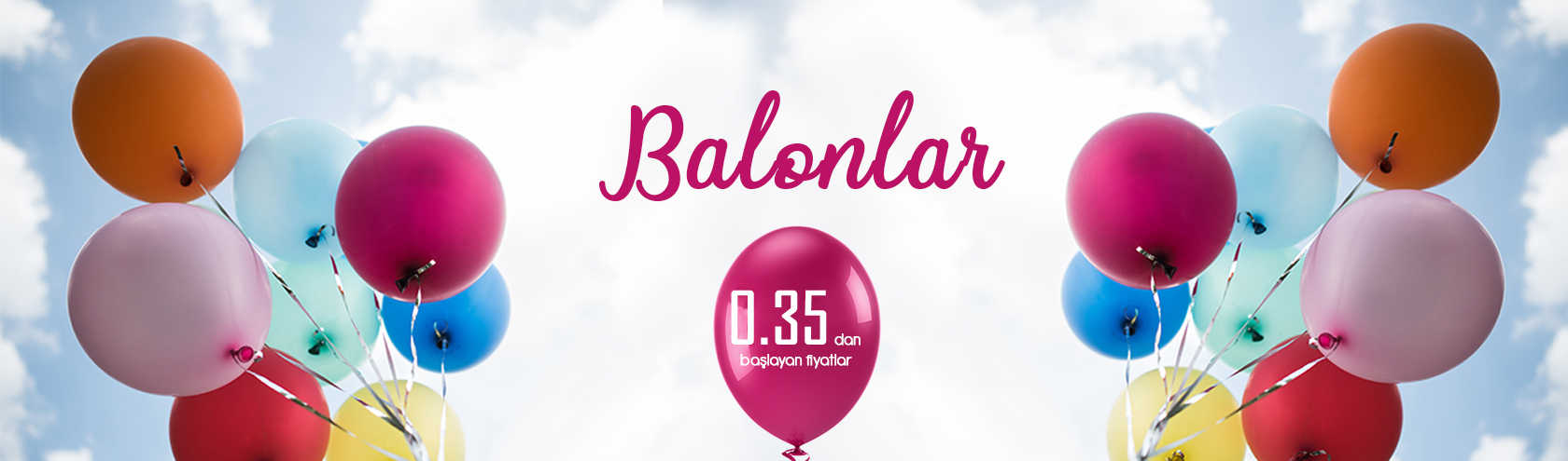 baloons with logo