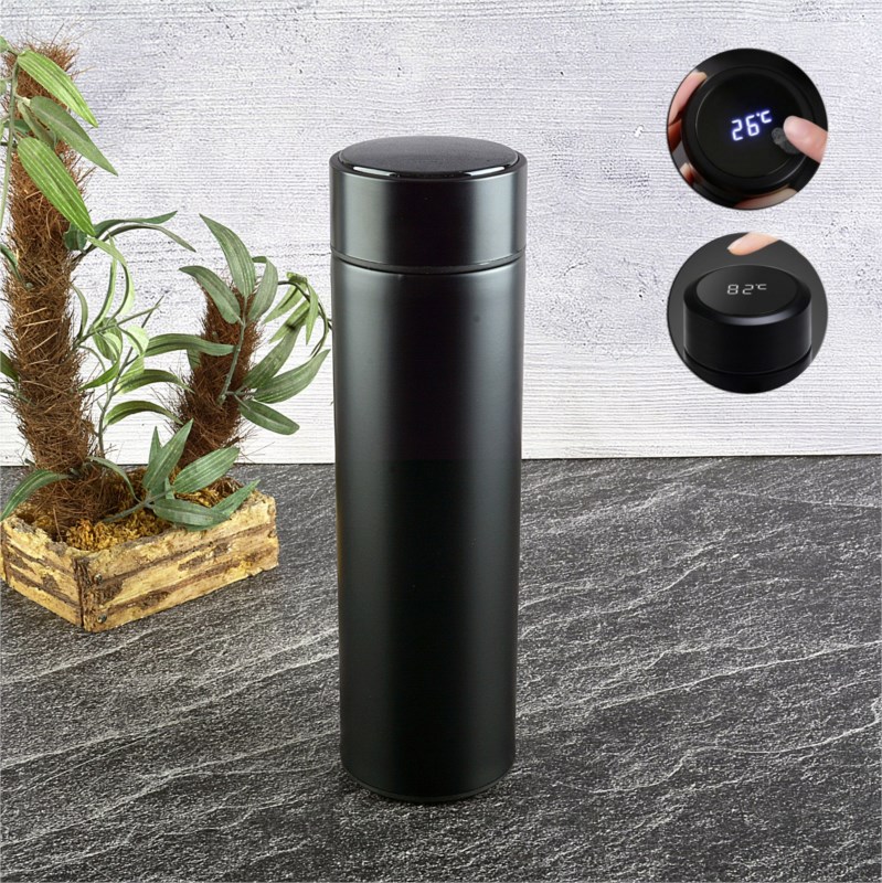 Thermos Flask With Led Thermometer