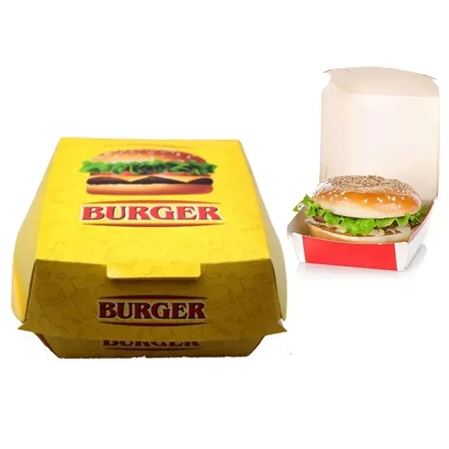 115 x 115 x 90 mm Hamburger Box