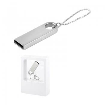 USB-7220-128GB - 128 GB Metal Keychain USB Memory