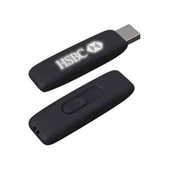 16 GB Rubber Cover Lighted USB Memory
