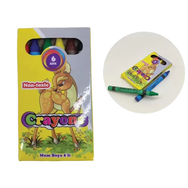 6 Piece of Mini Crayon Set