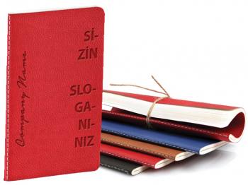 Economic Notebook with Flexible Thermo Leather Cover (13x21cm)