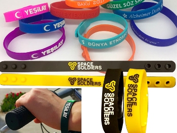 Promotional Silicone Bracelet (With Snaps)