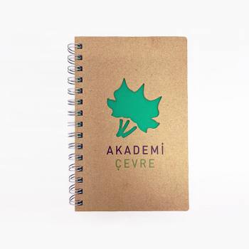 Recycled NotebooRecycled Notebook with Thick Kraft Coverk with Special Printed Cover