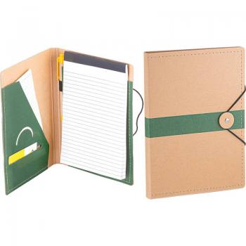 Recycled Rubber Meeting Notepad