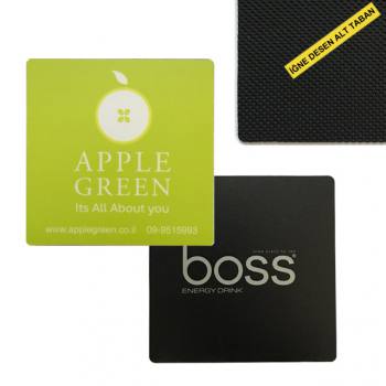 Square Shape Rubber Backed Coasters