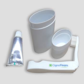 Travel Type Toothpaste and Brush Set