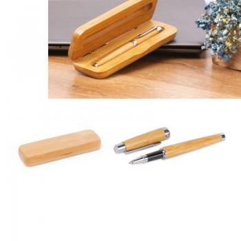 Wooden Barrel Pen With Wooden Case