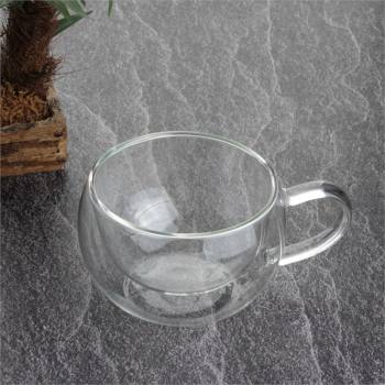 Double Walled Glass Mug 270 ml