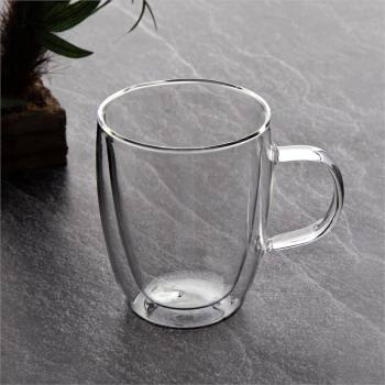 Double Walled Glass Mug 270 ml