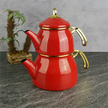 Enamel Teapot Set