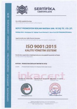 iso9001:2015 kalite yonetimi sistemi
